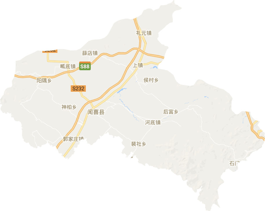 聞喜縣電子地圖