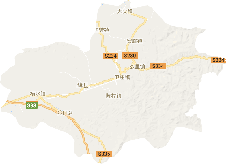 絳縣電子地圖
