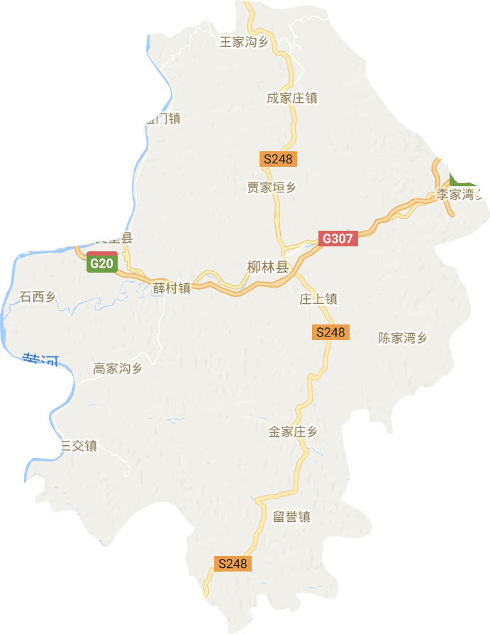 柳林縣電子地圖