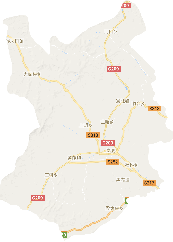 嵐縣電子地圖
