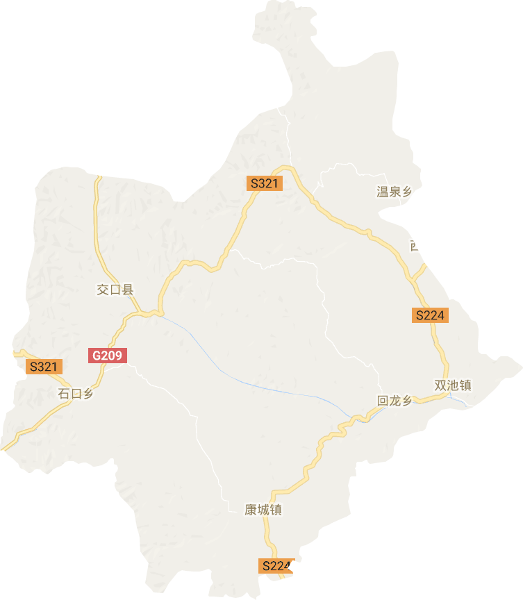 交口縣電子地圖