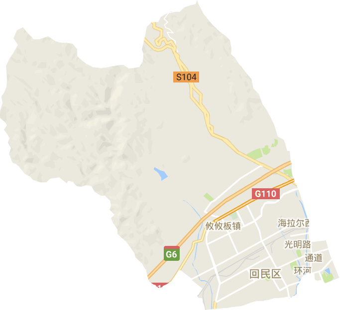 回民區(qū)電子地圖