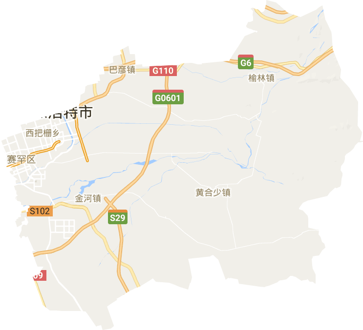 賽罕區電子地圖