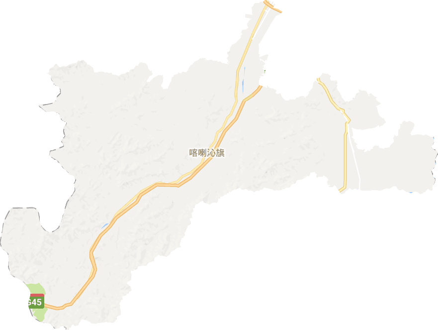 喀喇沁旗電子地圖