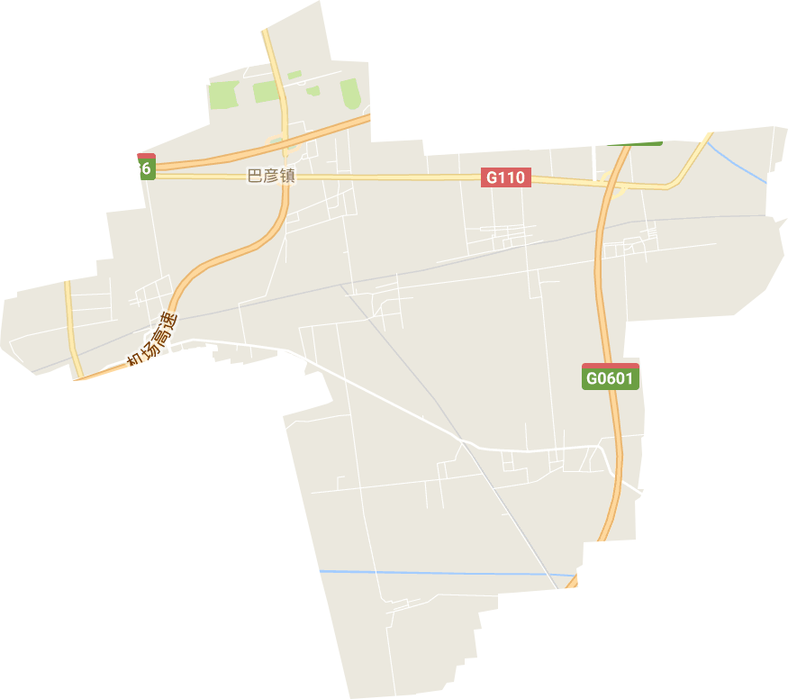 巴彥街道電子地圖