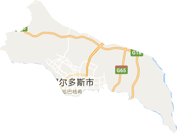 康巴什區(qū)電子地圖