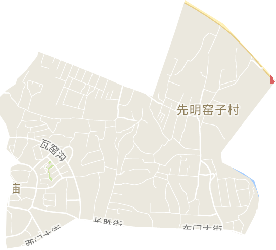回民街道電子地圖