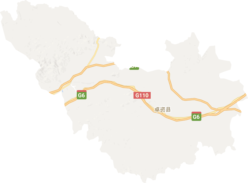 卓資縣電子地圖
