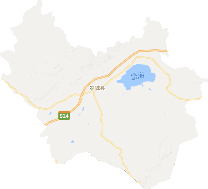 涼城縣電子地圖