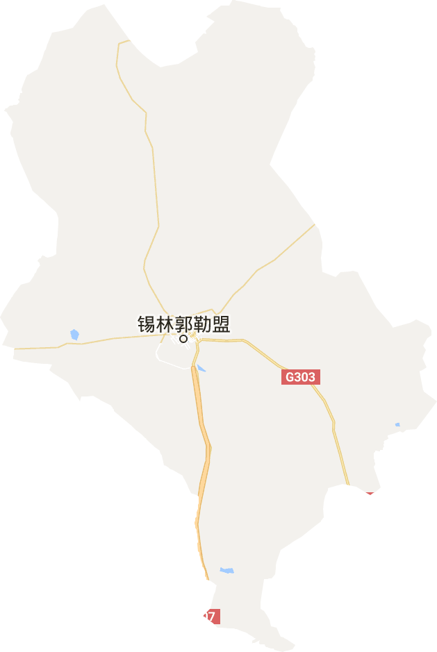 錫林浩特市電子地圖