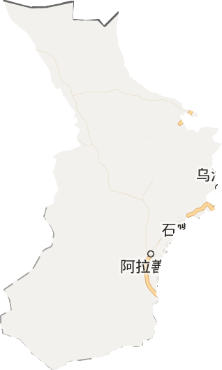 阿拉善左旗電子地圖