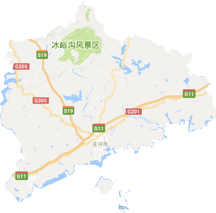 莊河市電子地圖