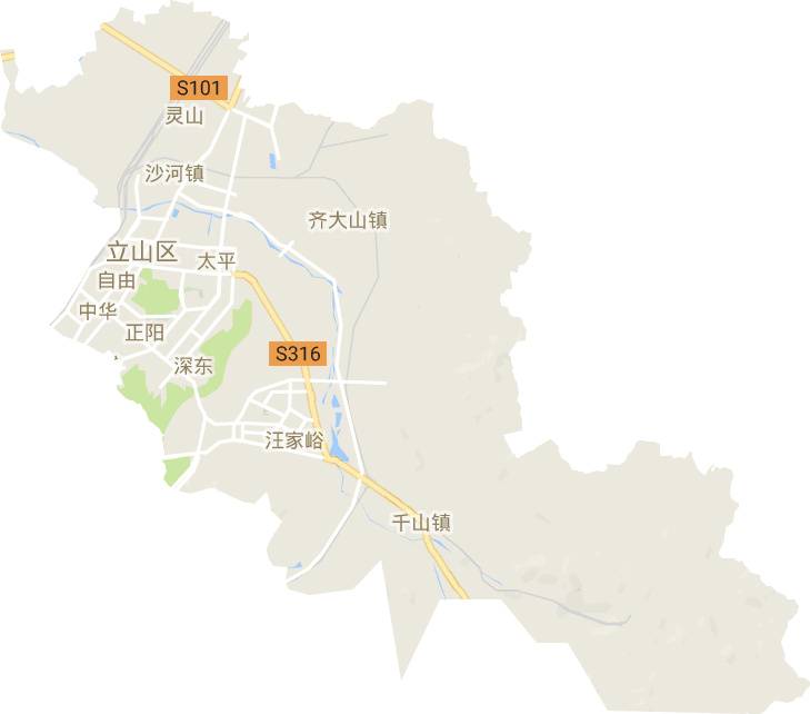 立山區(qū)電子地圖
