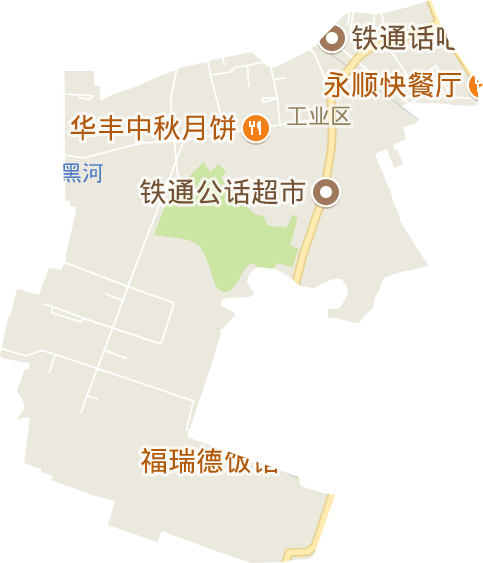 工業區街道電子地圖