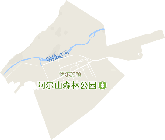 阿爾山市林海街道電子地圖
