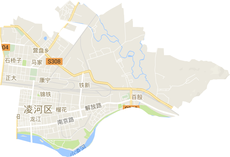 凌河區電子地圖