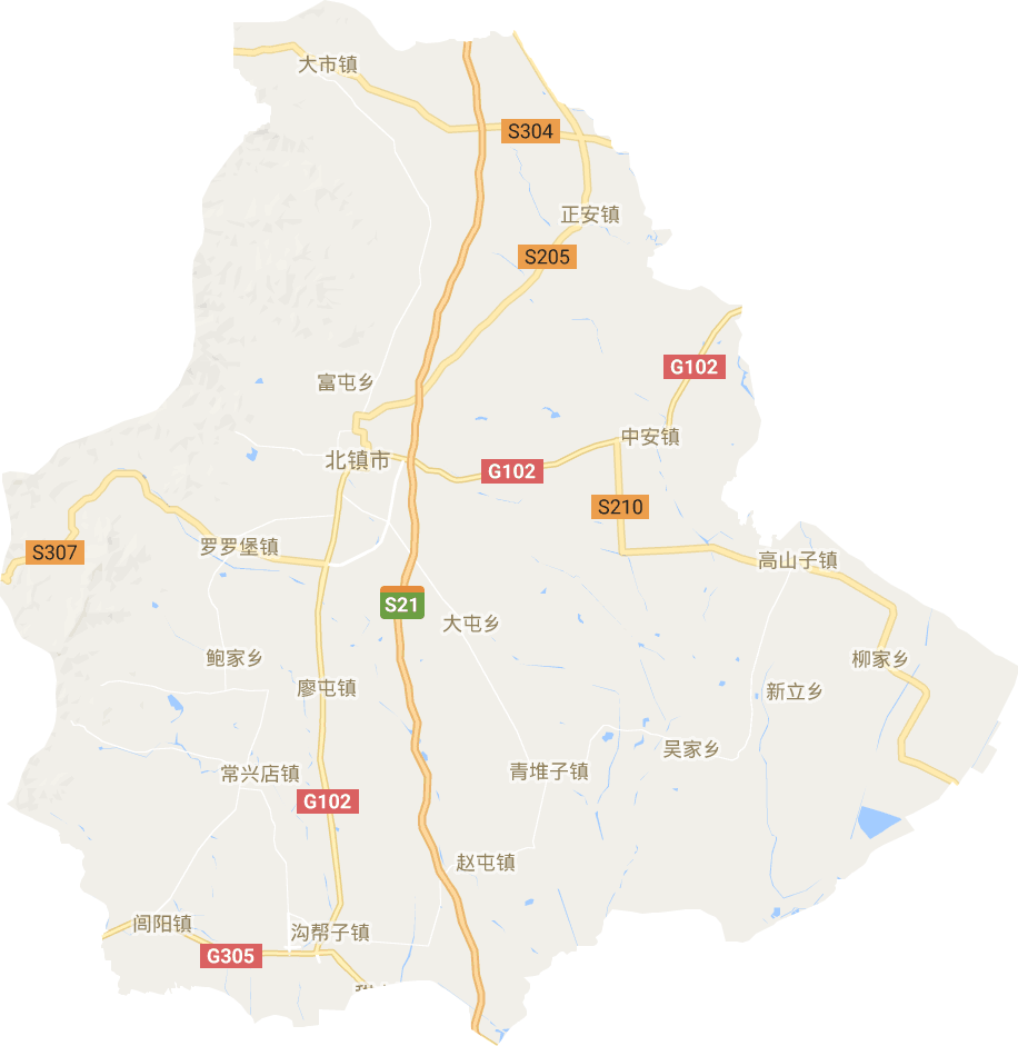 北鎮(zhèn)市電子地圖
