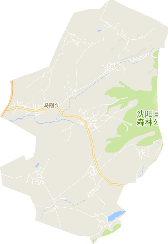 馬剛街道電子地圖