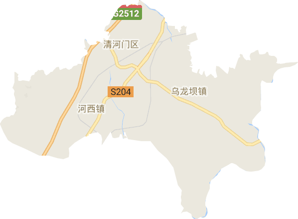 清河門區電子地圖