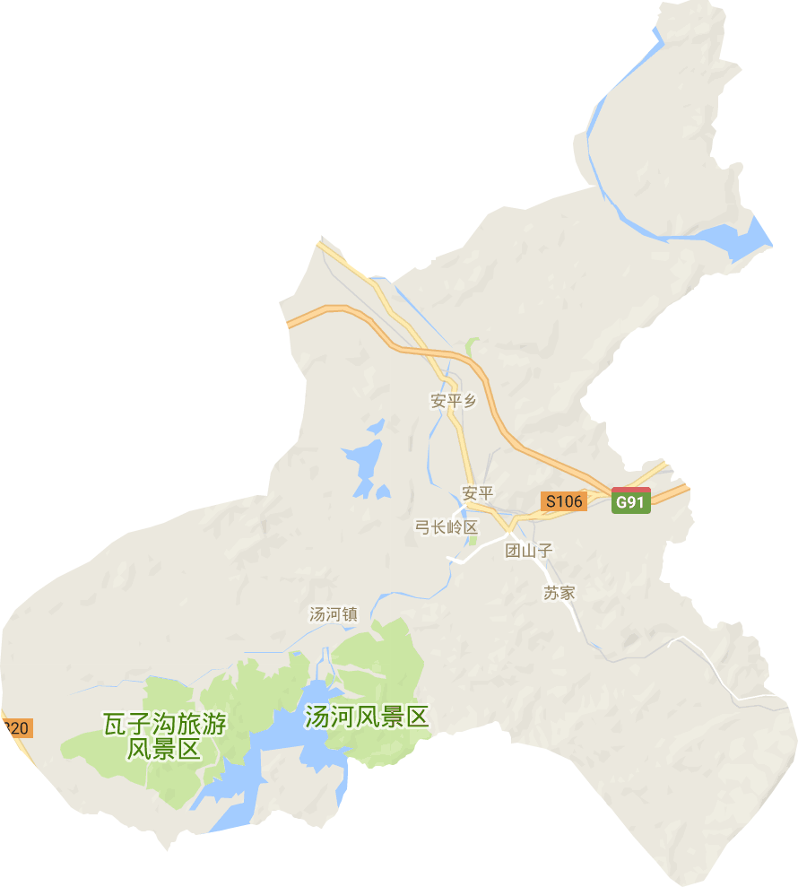 弓長嶺區電子地圖
