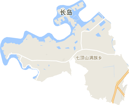 七頂山街道電子地圖