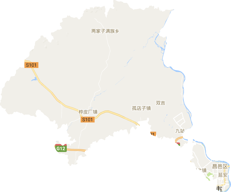 昌邑區電子地圖