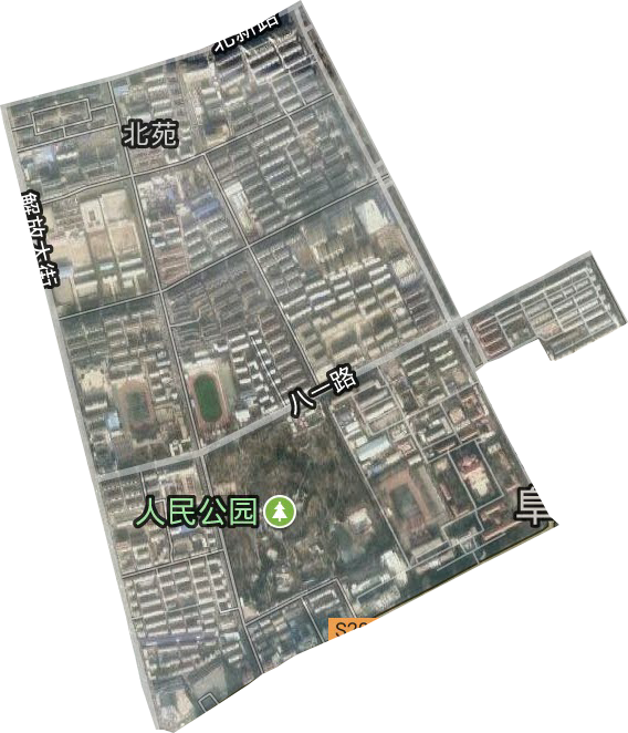 學苑街道衛星圖