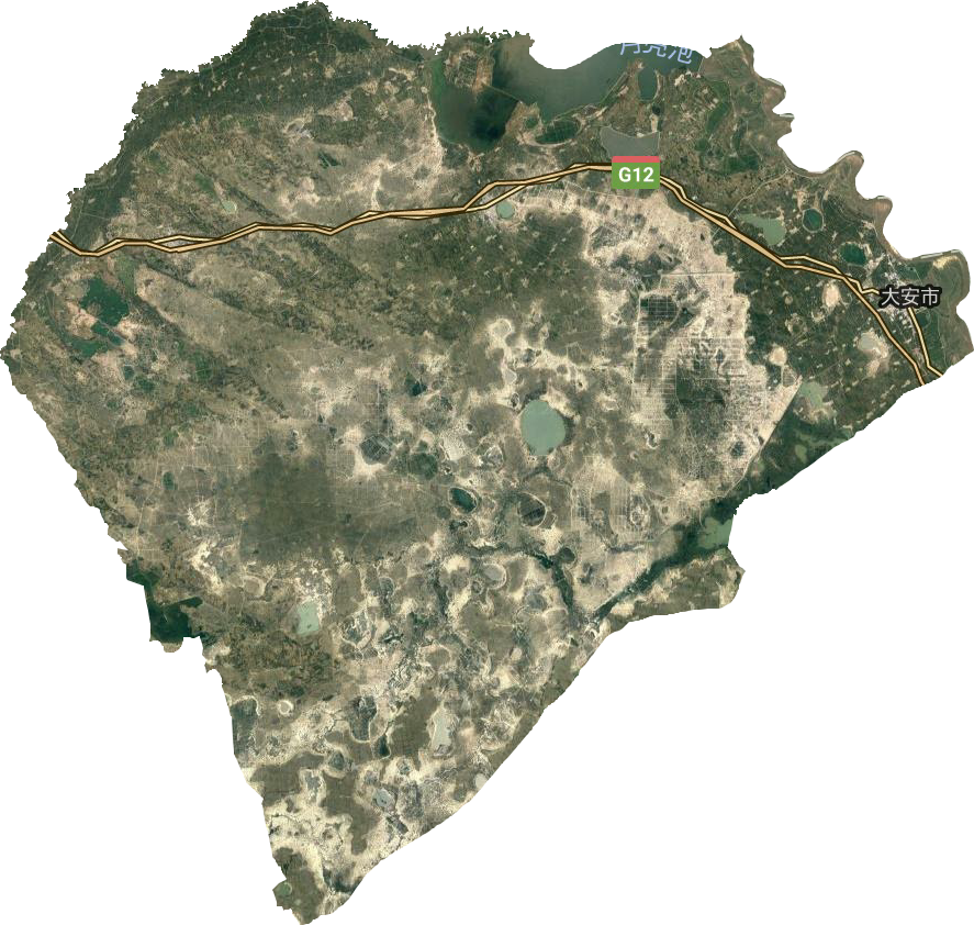 大安市衛(wèi)星圖