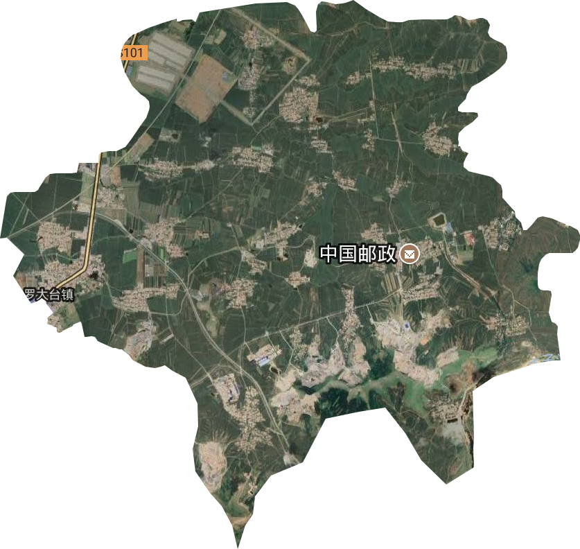 羅大臺鎮衛星圖