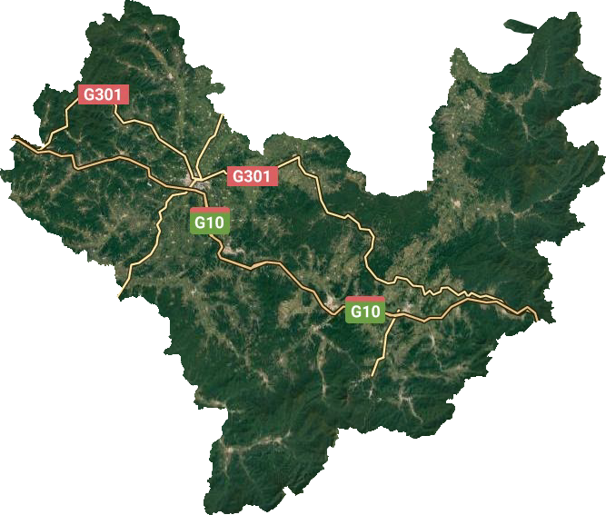 尚志市衛星圖