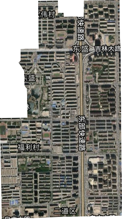 東盛街道衛(wèi)星圖