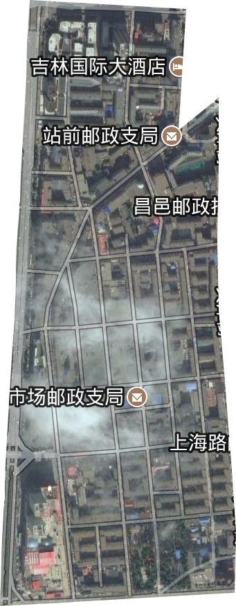 吉林東市商貿示范區（特殊街道）衛星圖