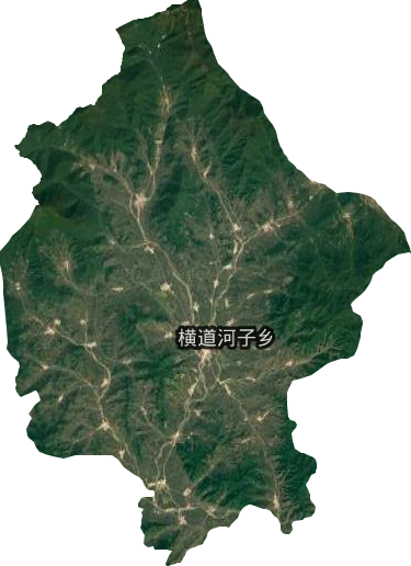 橫道河子鄉(xiāng)衛(wèi)星圖