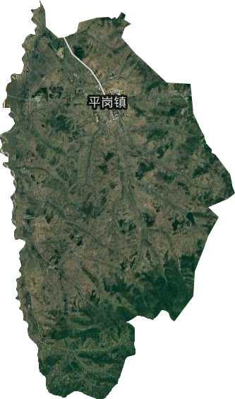 平崗鎮(zhèn)衛(wèi)星圖