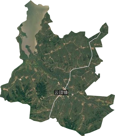 云頂鎮衛星圖