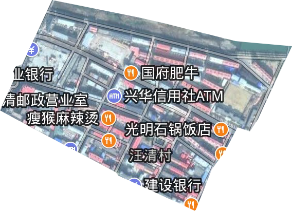 大明社區工作委員會衛星圖