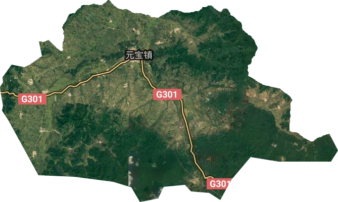元寶鎮(zhèn)衛(wèi)星圖