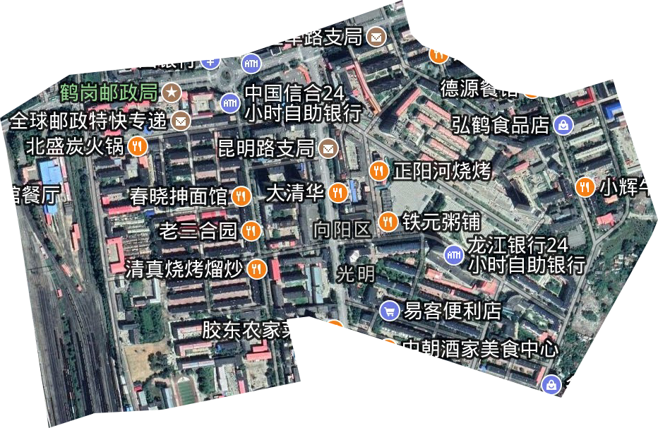 光明街道衛星圖