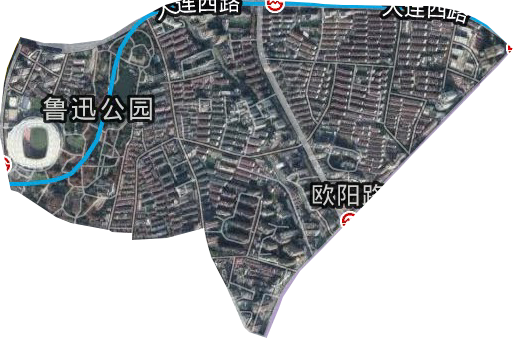 歐陽路街道衛(wèi)星圖