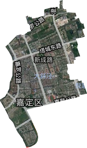 新成路街道衛星圖