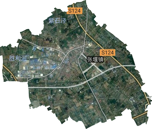 張堰鎮衛星圖