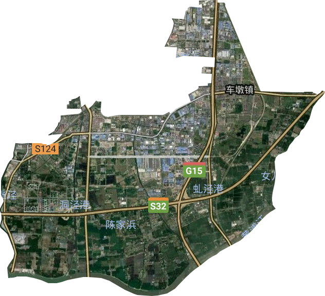 車墩鎮衛星圖