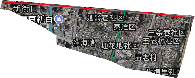 五老村街道衛星圖