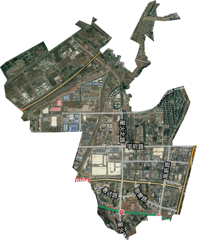 高新技術開發區衛星圖