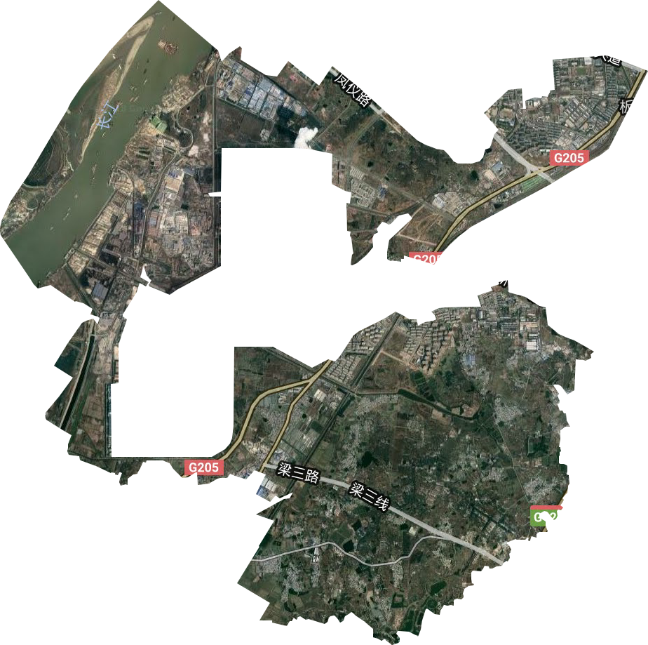 板橋街道衛星圖