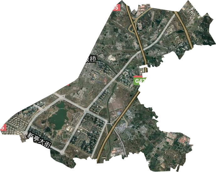 板橋新城衛星圖