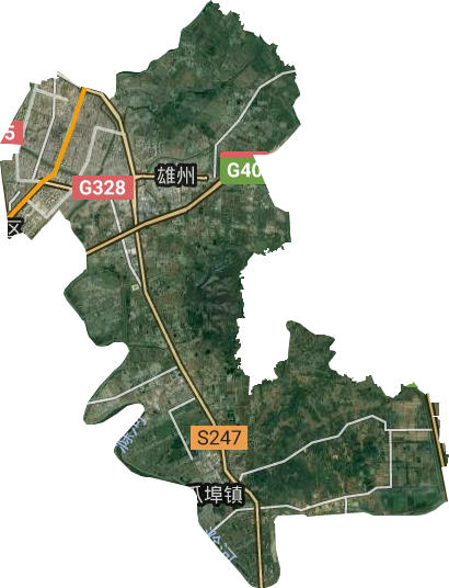 雄州街道衛(wèi)星圖