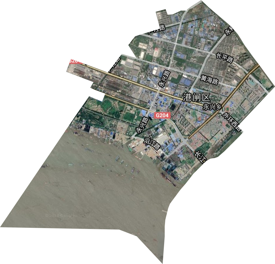 永興街道衛星圖