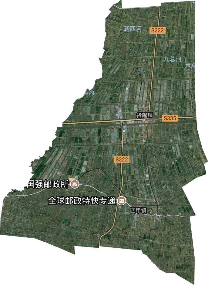 四甲鎮衛星圖
