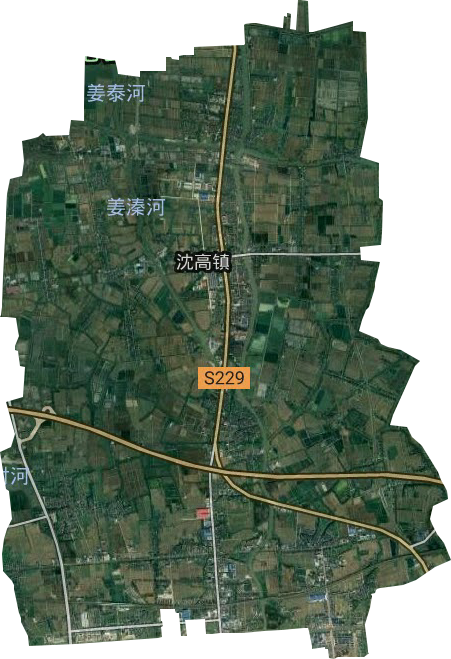 沈高鎮(zhèn)衛(wèi)星圖